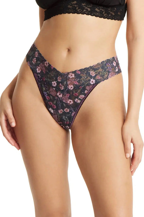 Signature Lace Original Rise Thong in Myddelton Gardens