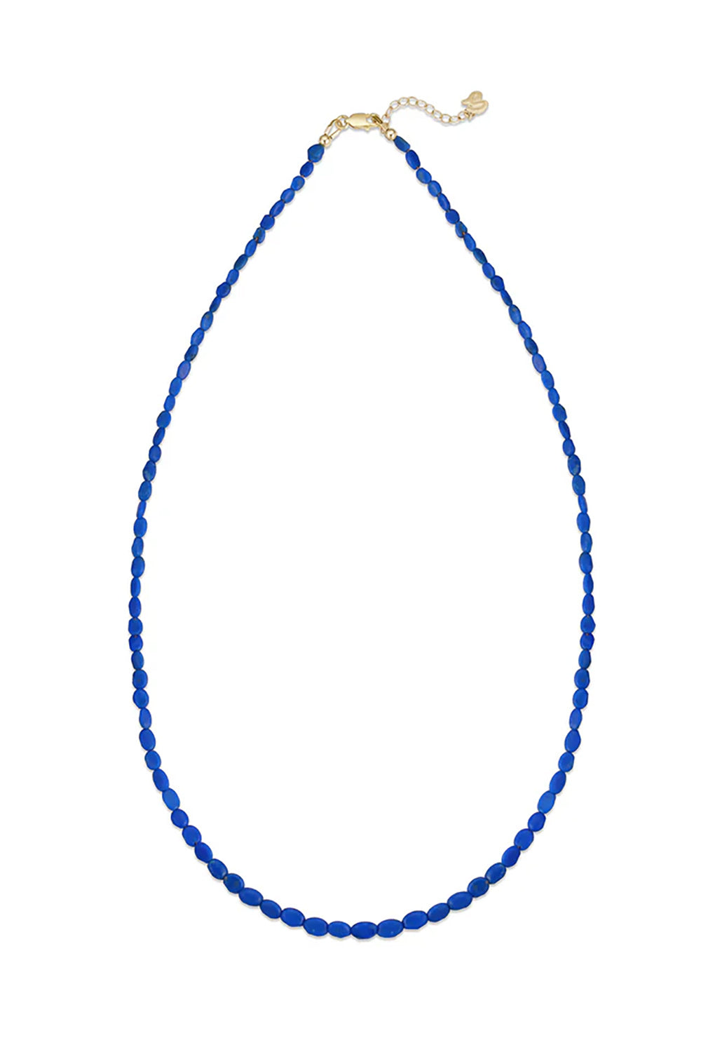 LIVIA Cerulite Bead Necklace with 14k Findings