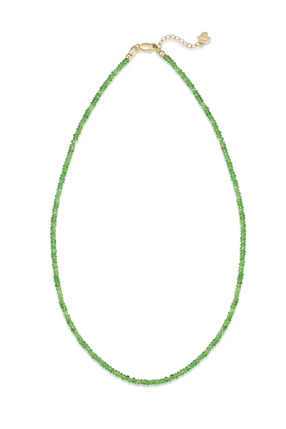 IVY Tsavorite Bead Necklace with 14k Findings