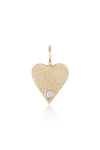 Adore Heart Charm with White Diamond