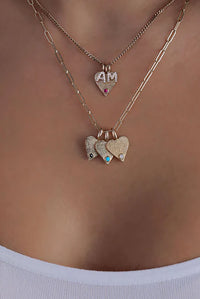 Adore Heart Charm with White Diamond