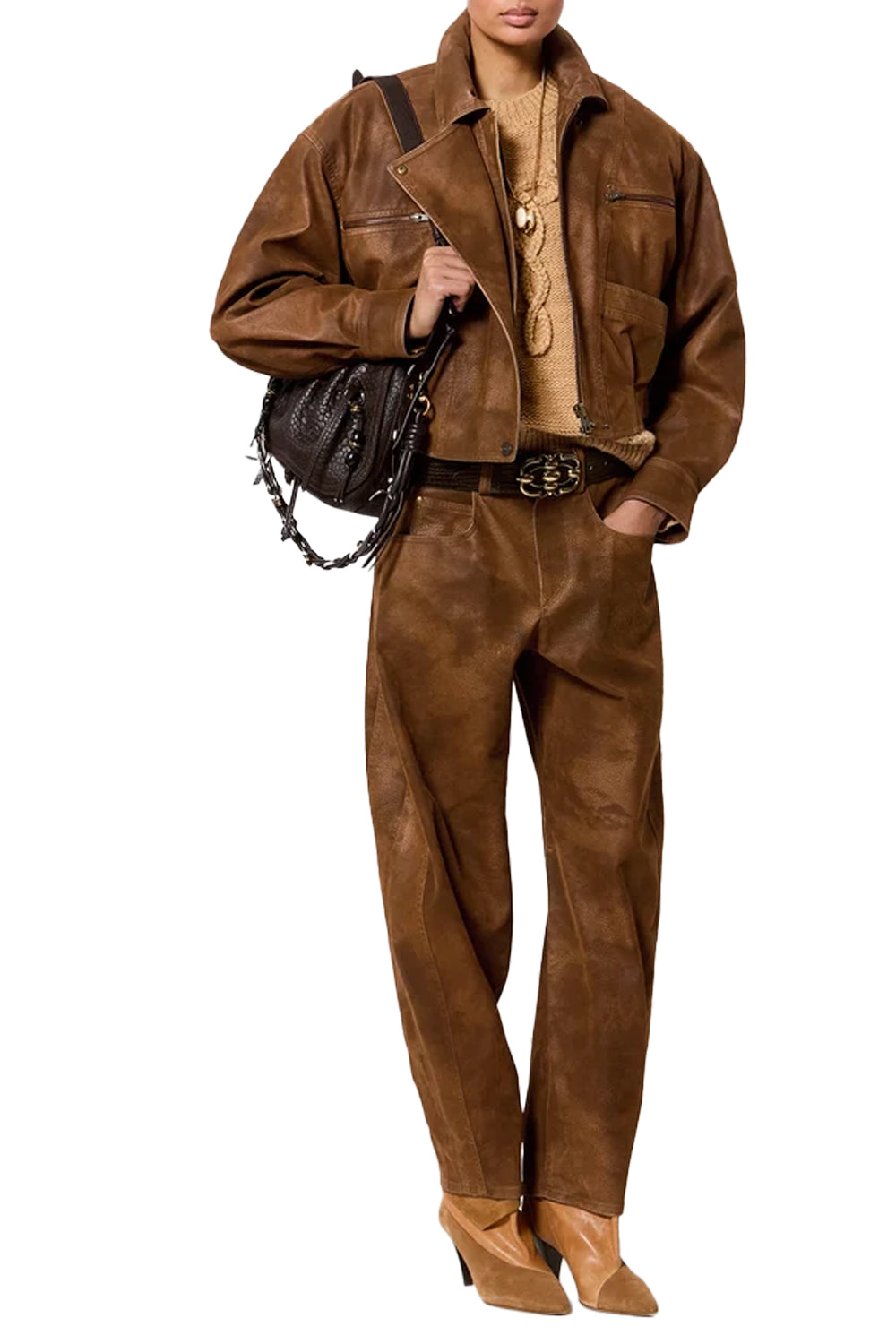 Belma Jacket in Brown
