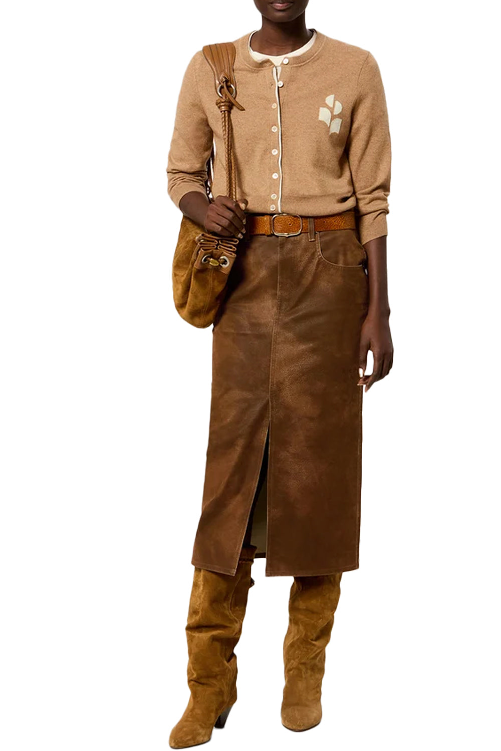 Bisane Skirt in Brown
