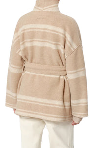 Brea Coat in Sand