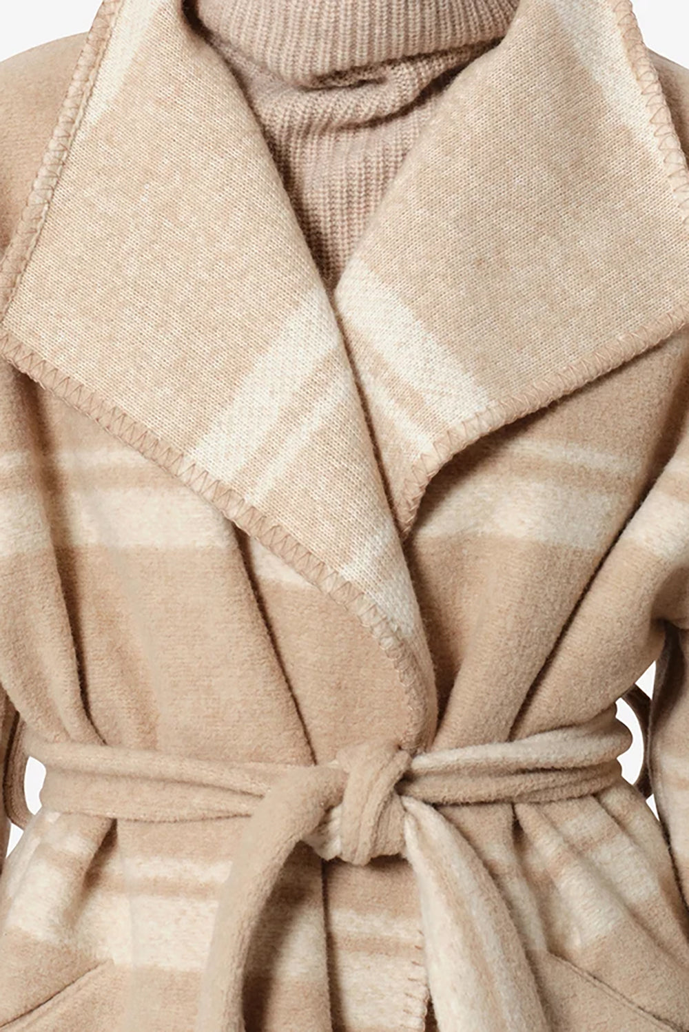 Brea Coat in Sand