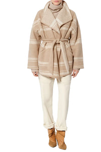 Brea Coat in Sand