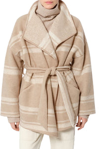 Brea Coat in Sand
