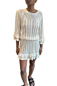 Nirina Dress in Ecru