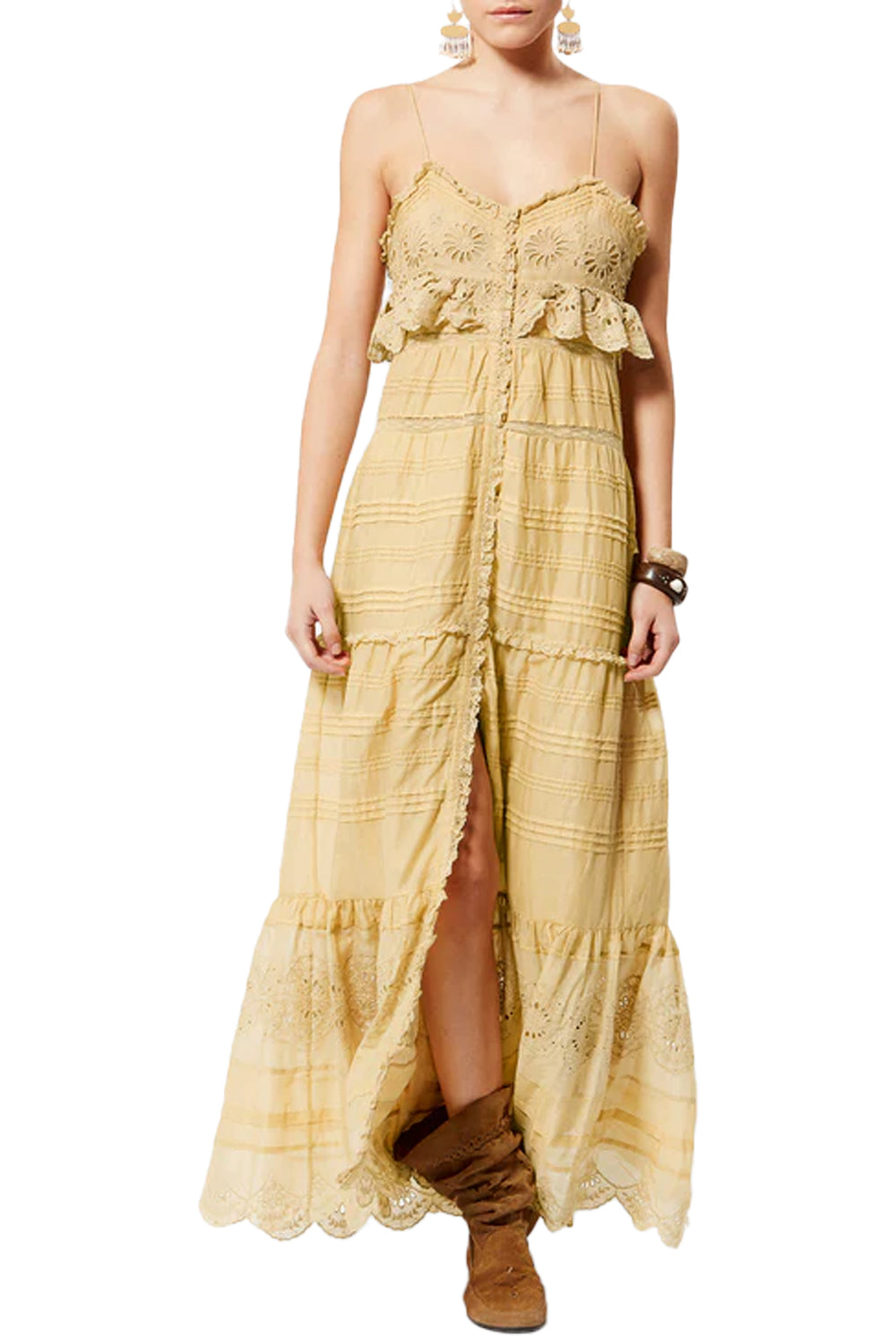 Paule Dress in Light Ochre