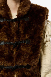 Jocya Cardigan in Brown