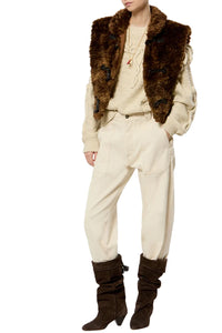 Jocya Cardigan in Brown