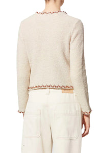Rochelle Cardigan in Ecru Bronze