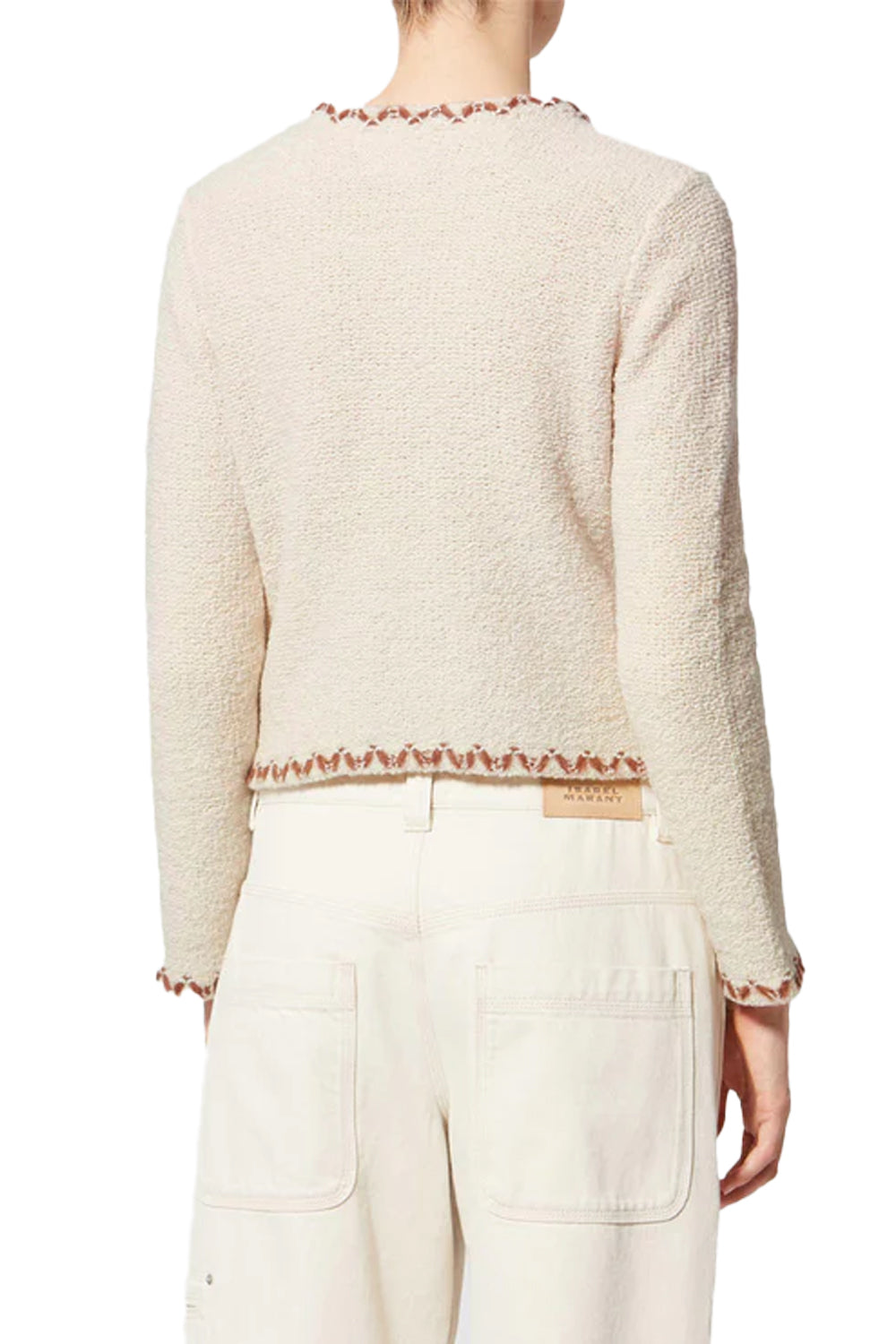 Rochelle Cardigan in Ecru Bronze