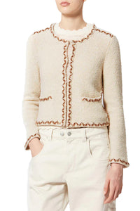 Rochelle Cardigan in Ecru Bronze