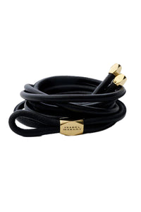 Silvia Belt in Black and Gold