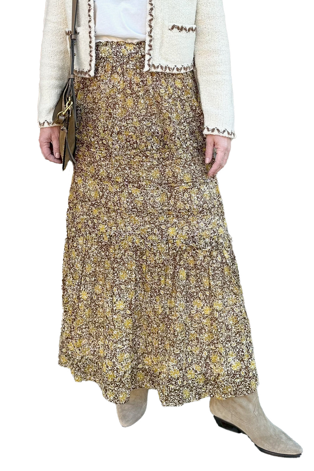 Volomia Skirt in Khaki