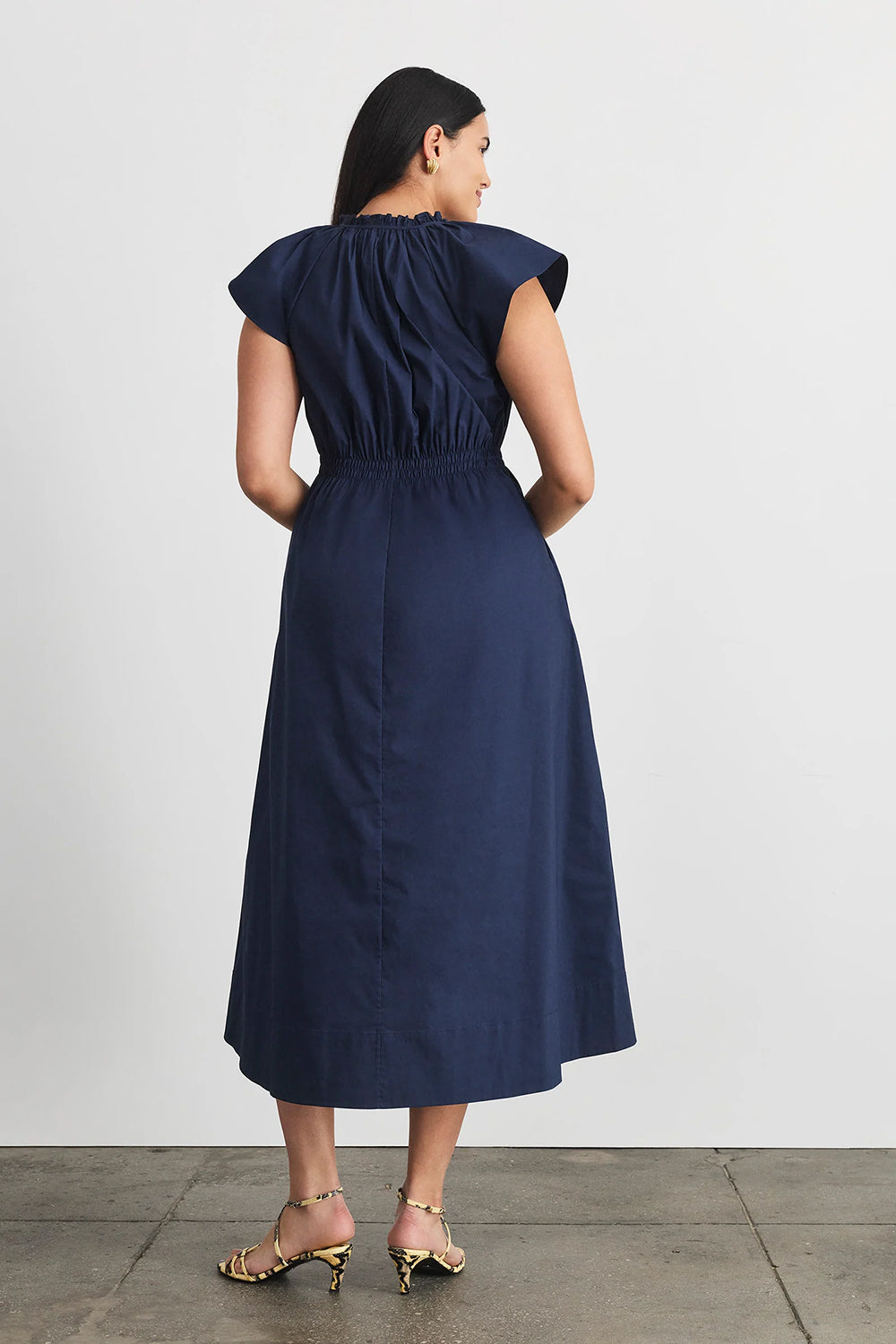 Ivana Dress in Maritime Blue