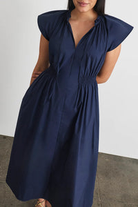 Ivana Dress in Maritime Blue