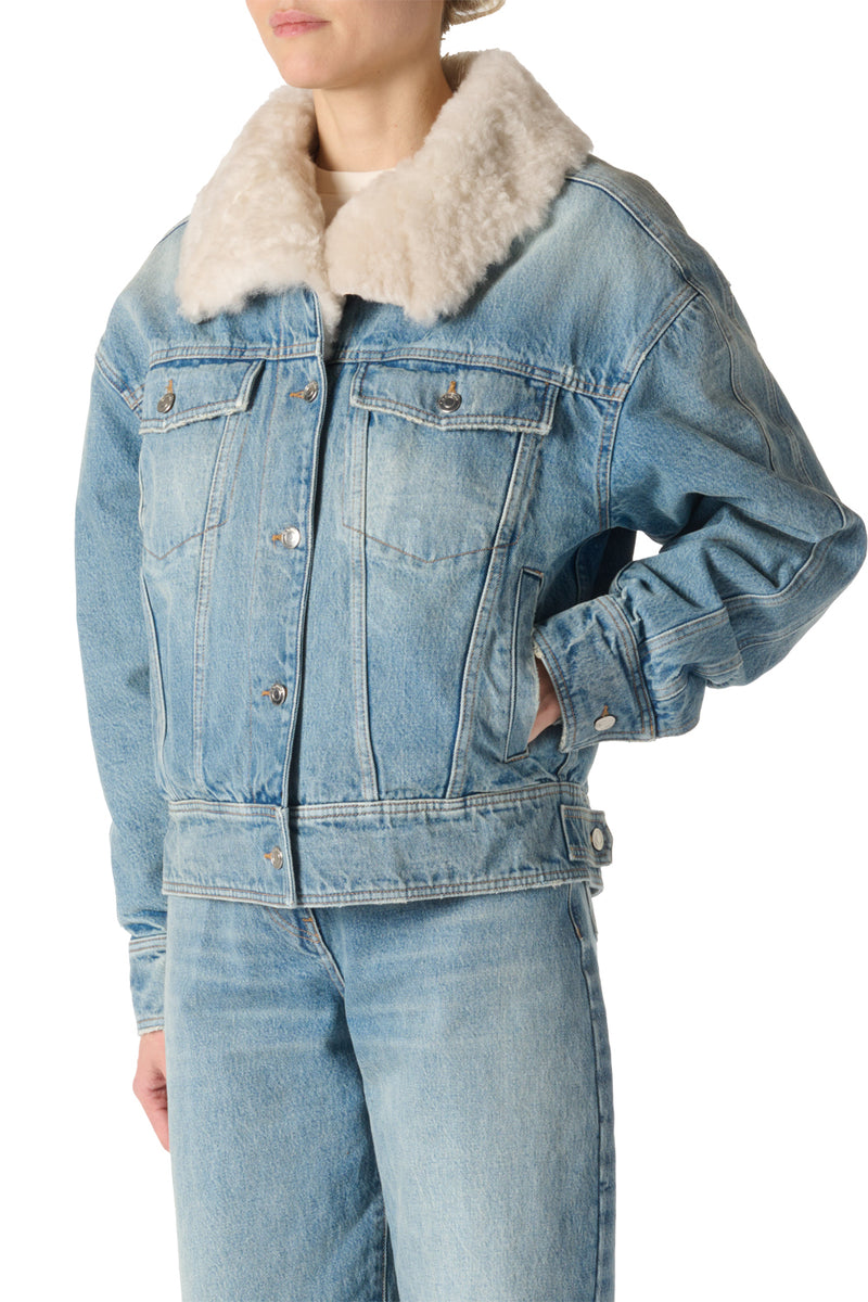 Sophia Denim Jacket in Blue