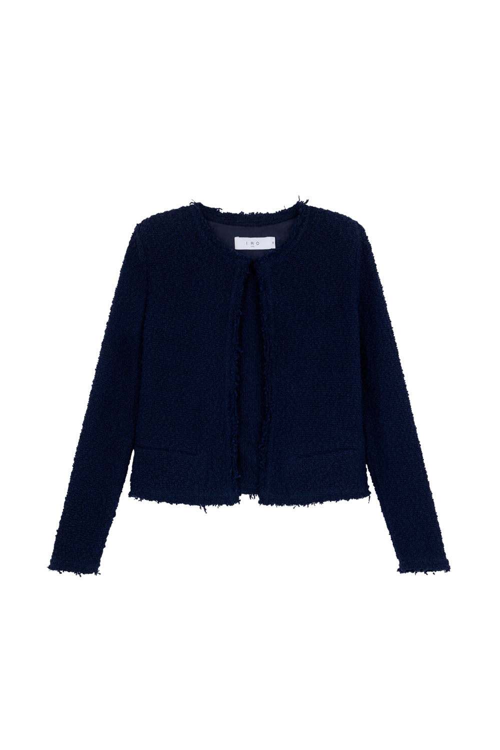 Shavani Textured Tweed Jacket in Navy – Krista K Boutique