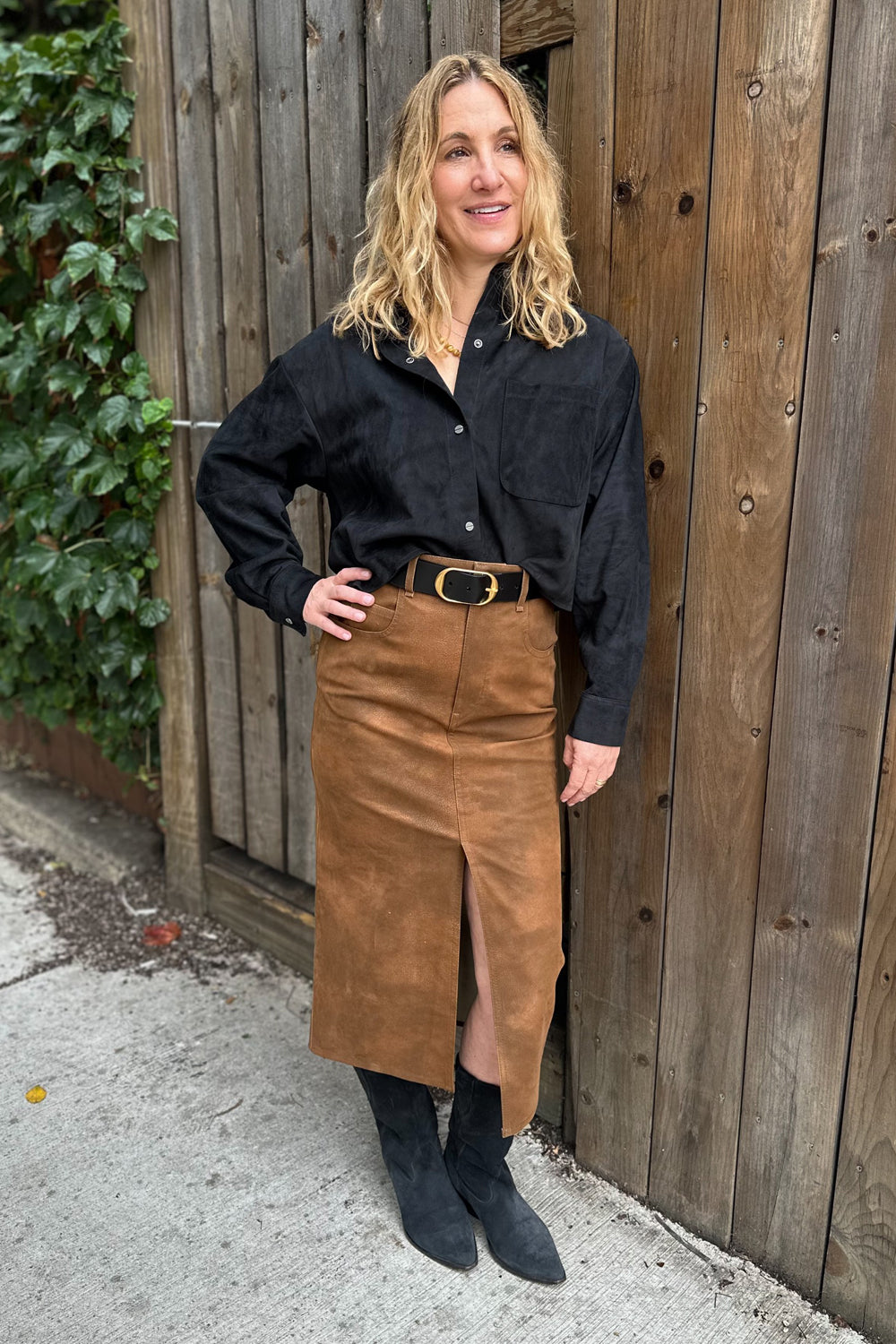 Bisane Skirt in Brown
