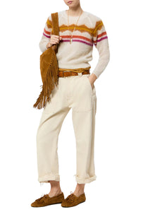 Monette Pullover in Ecru