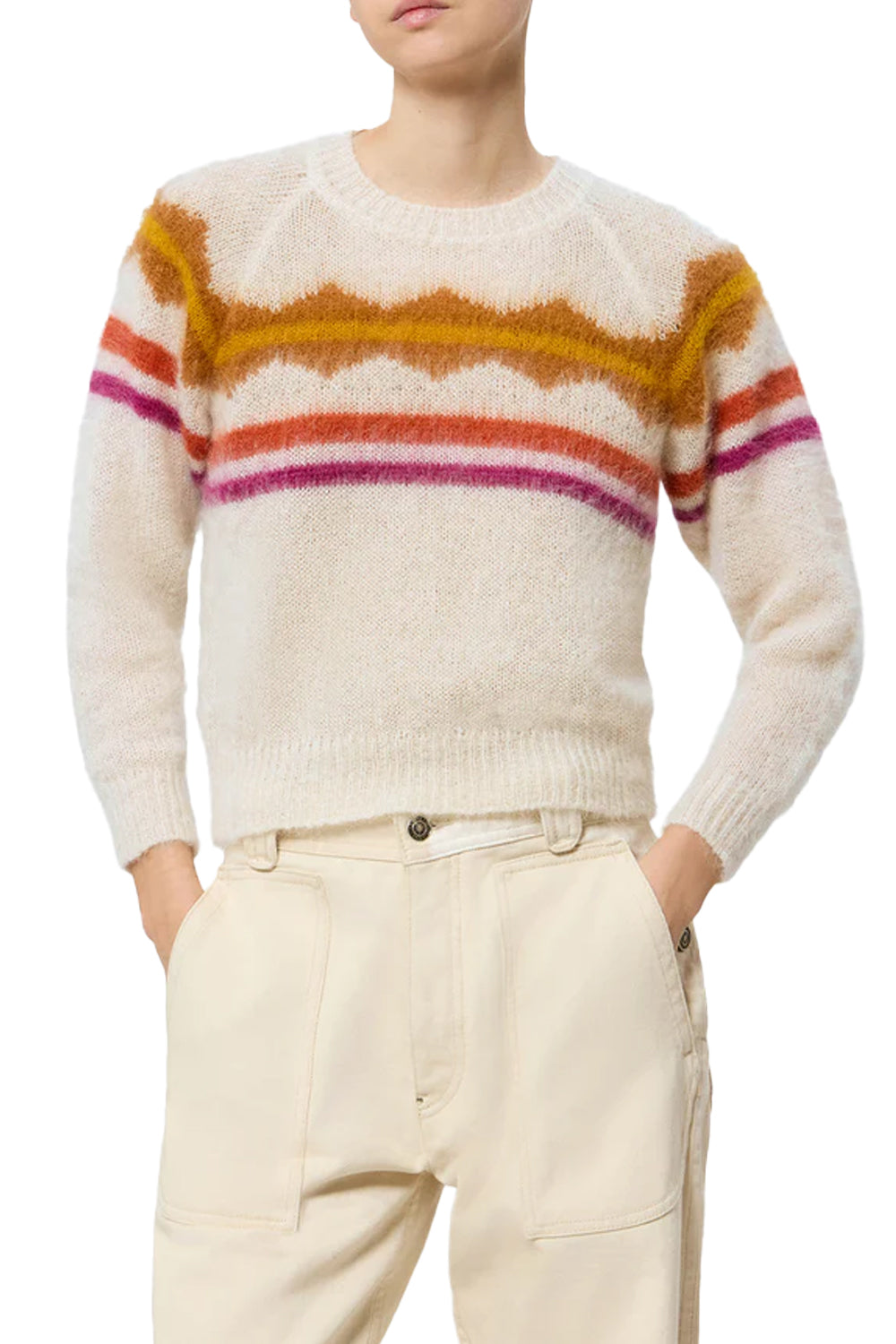 Monette Pullover in Ecru