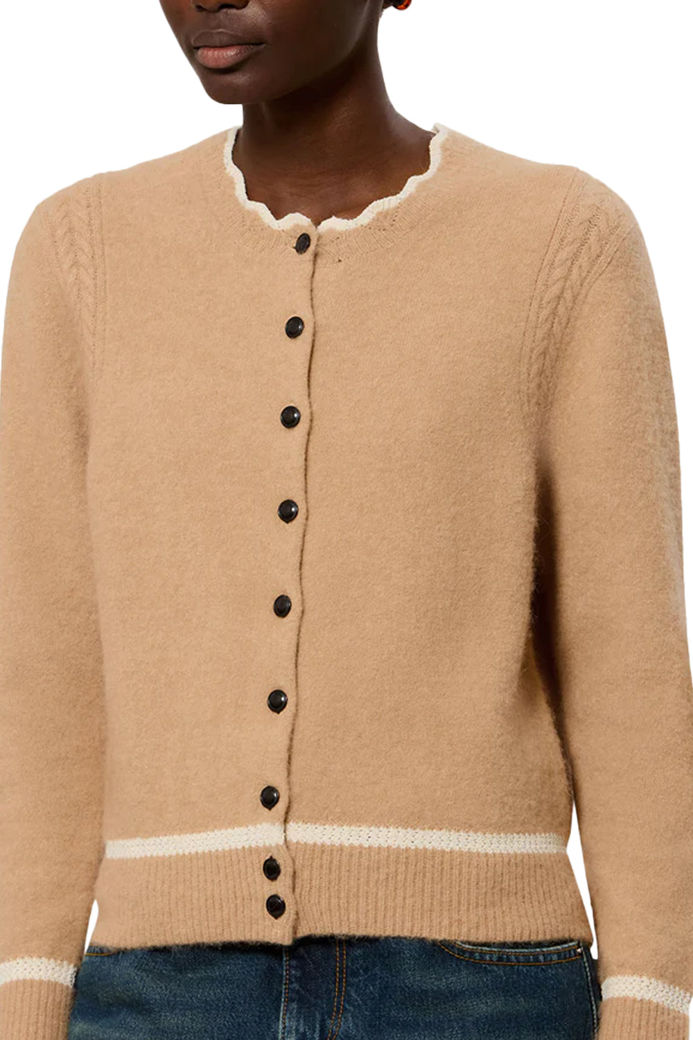 Naia Cardigan in Camel