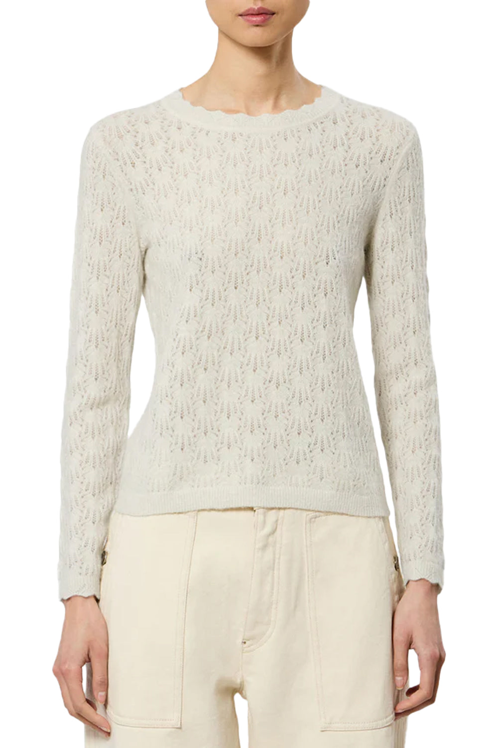 Obeline Pullover in Ecru