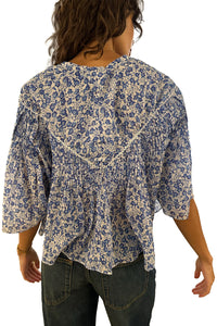 Veelia Top in Blue