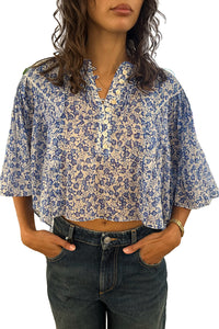 Veelia Top in Blue