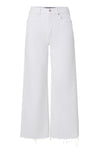 Taylor Cropped Wide-Leg Jean in White