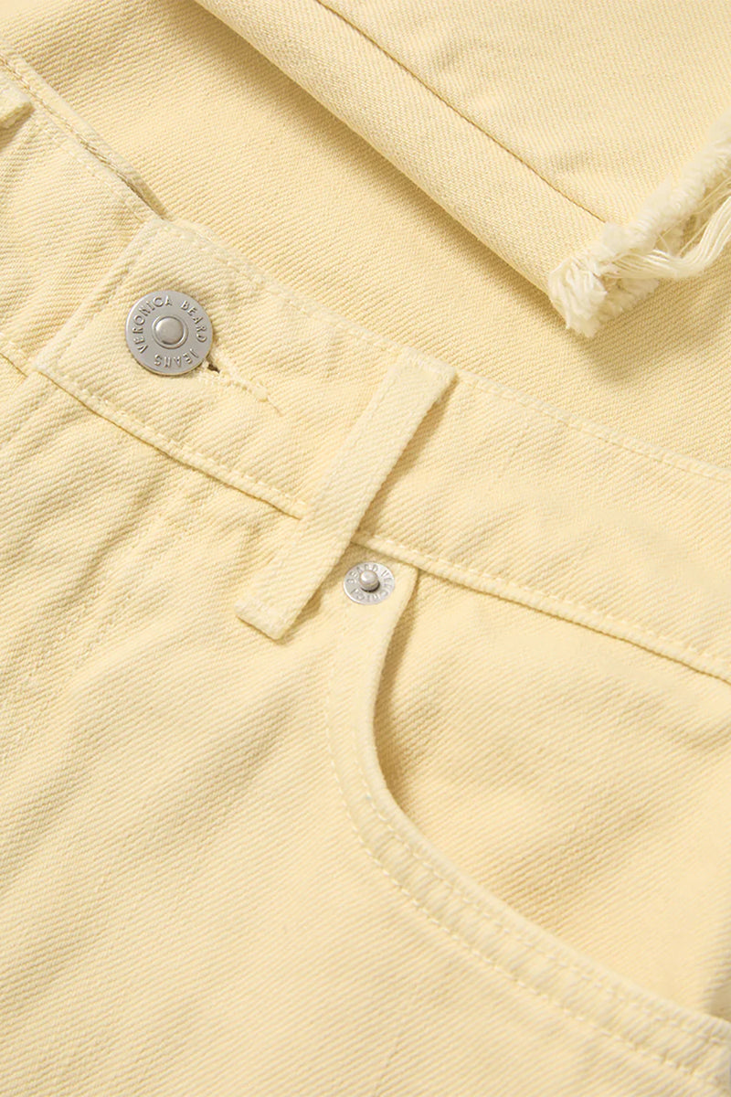 Taylor Cropped Wide-Leg Jean in Chamomile