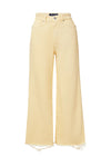 Taylor Cropped Wide-Leg Jean in Chamomile