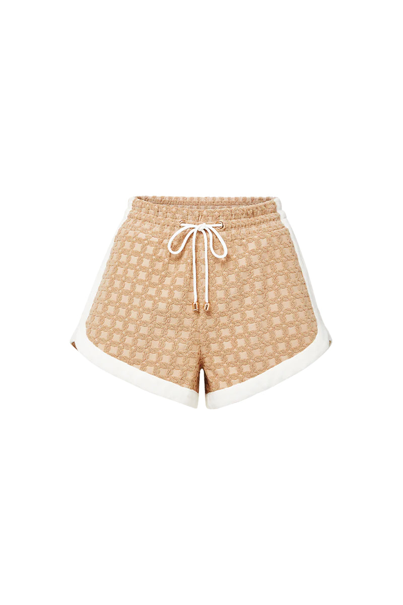 Mulberry Drawstring Short in Stone Khaki