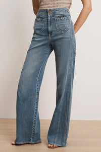 Taylor Godet Wide-Leg Jean in Sneak Peek