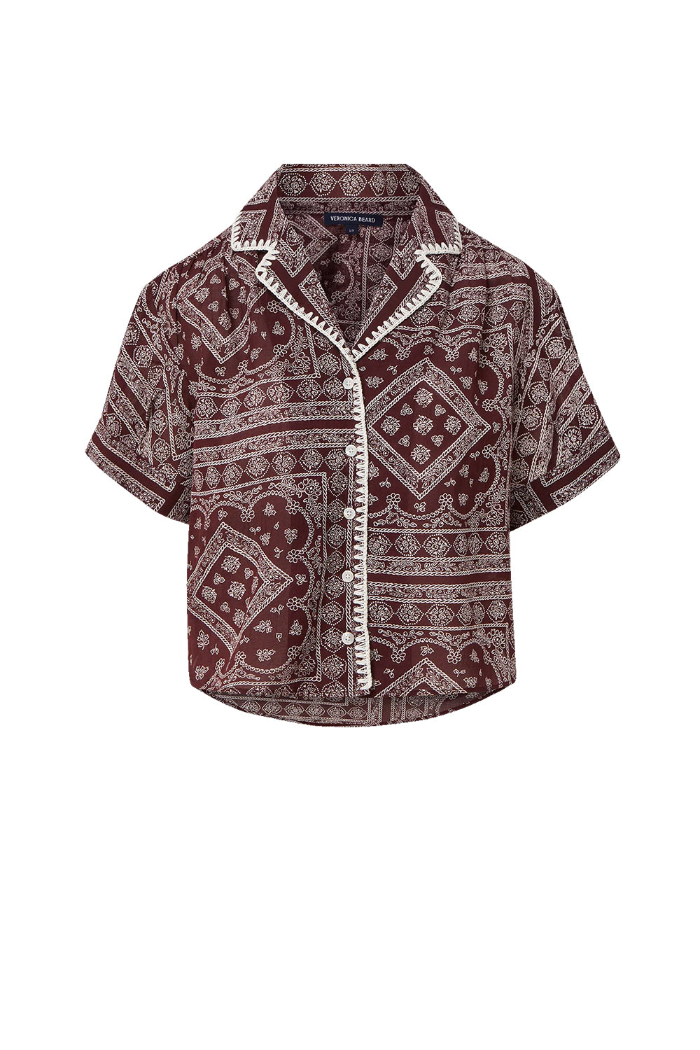 Ilene Button-Down Shirt in Raisin Dove