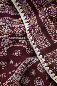 Tennison Bandana Short in Raisin Dove