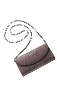 Baby Grande Stingray Clutch in Brown