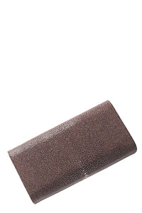 Baby Grande Stingray Clutch in Brown
