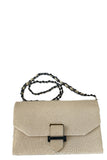 Hannah Stingray Clutch in Ivory