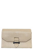 Hannah Stingray Clutch in Ivory