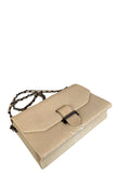 Hannah Stingray Clutch in Ivory