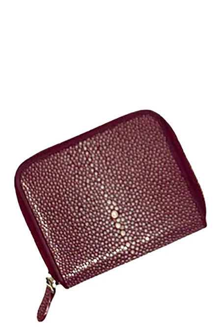 Baby Grande Stingray Clutch in Chocolate