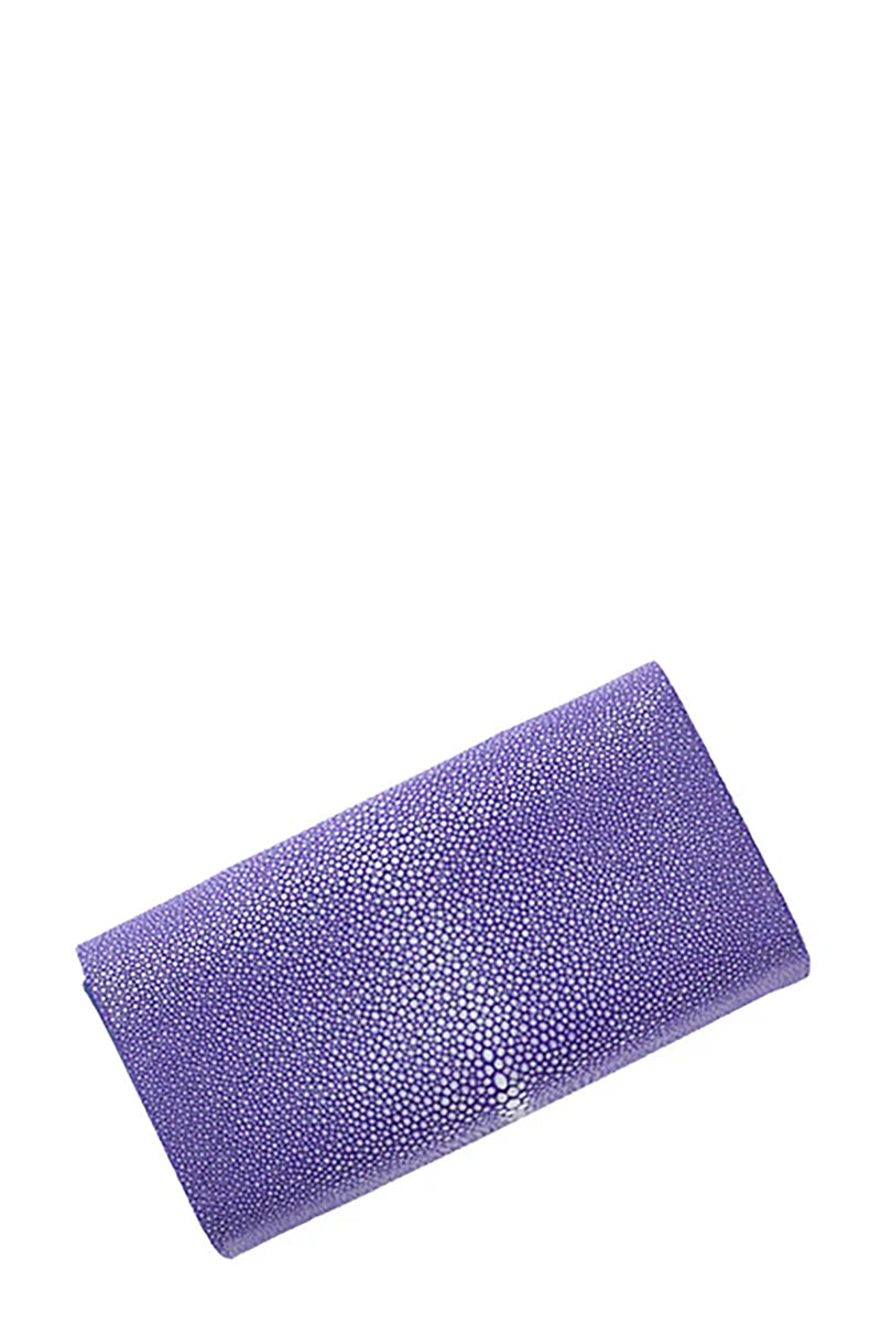 Baby Grande Stingray Clutch in Violet