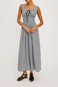 Jordie Dress in Black Gingham