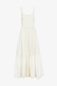 Josephina Dress in Chalk