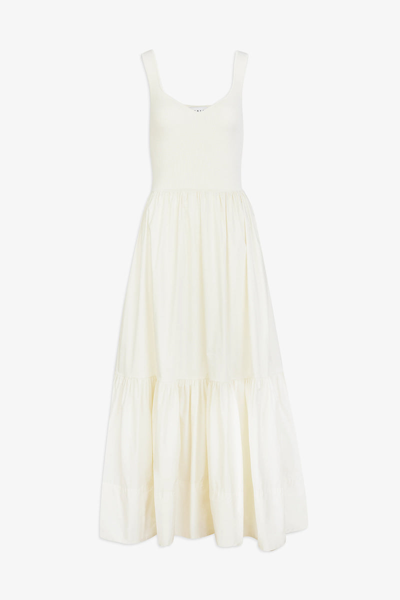 Josephina Dress in Chalk