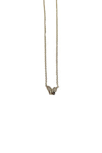 The Jen Collection 14K Yellow Gold Diamond Butterfly