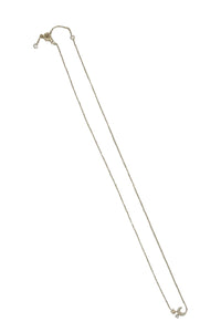 The Jen Collection 14K Yellow Gold Diamond Moon and Star Pearl Necklace